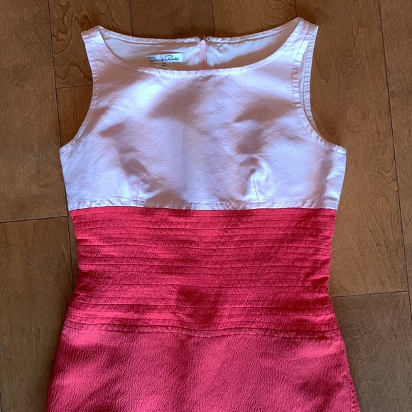 Oscar De La Renta silk shift dress - Picture 3 of 6